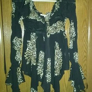 Beautiful black animal print